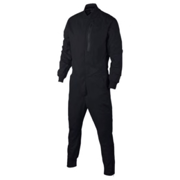 J1928 Nike Sportswear Tech Jumpsuit Mens Black - Picture 7 of 8